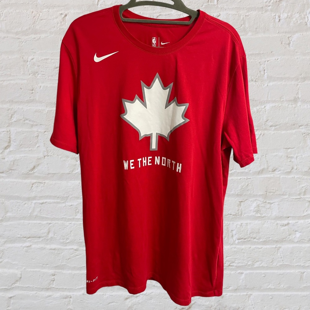 The Nike Tee Dri-Fit NBA Toronto Raptors We the North Athletic Cut T-Shirt